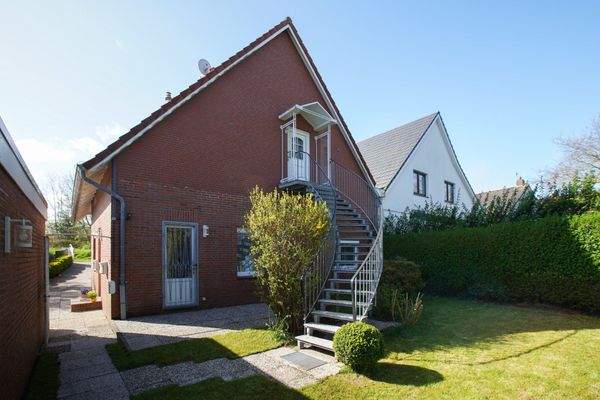 Eingang zur Ferienwohnung im Dachgeschoss