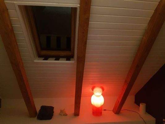 nächtliches Badeleuchten