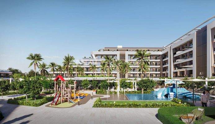 Apartments in a Complex near the Beach in Antalya Kundu