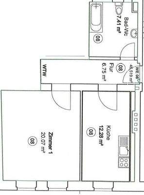 Grundriss WE08