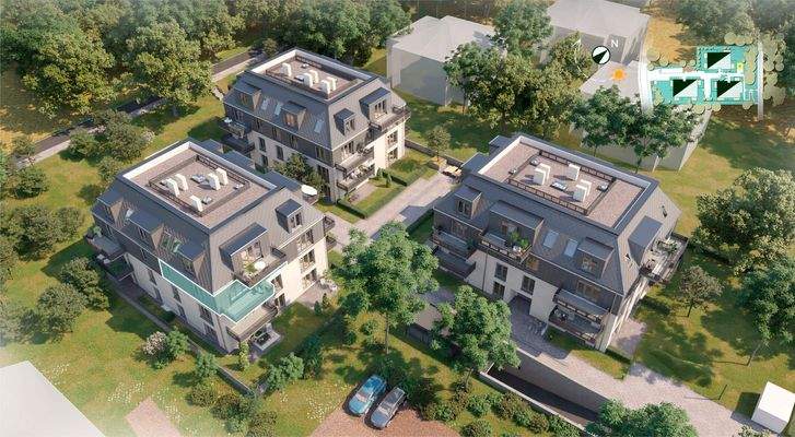 Moderne Ferienwohnung mit Balkon