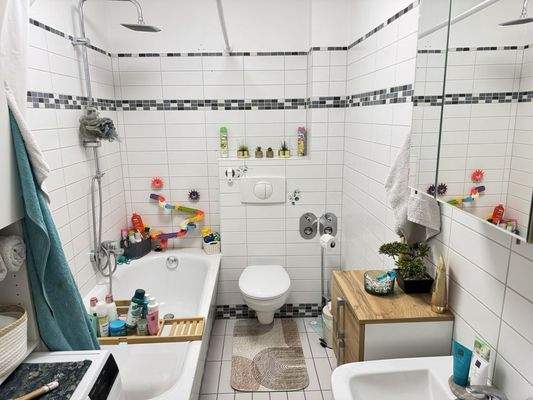 Wannenbad einer Wohnung