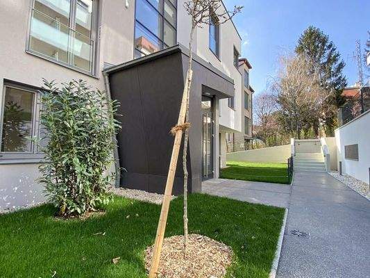 Hauseingang-Perspektive