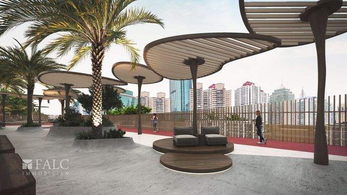 Dachterrasse Joggingwege