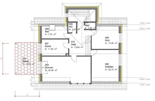 Grundriss Dachgeschoss
