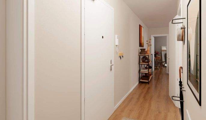 Freundlicher Flurbereich