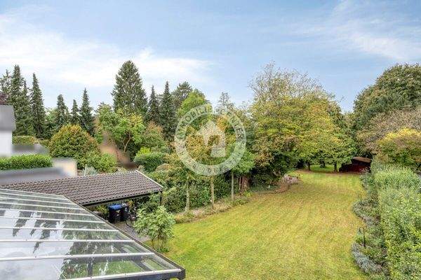 Der Blick auf das traumhafte Grundstück...