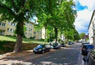 Außenansicht (derzeit ist das Gebäude eingerüstet bis ca. Ende Dezember)