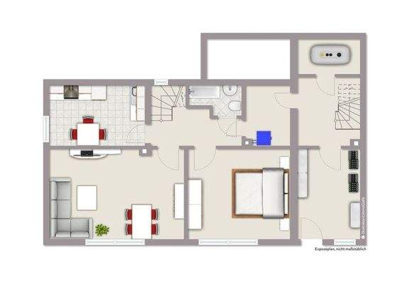 Grundrissskizze Kellergeschoss