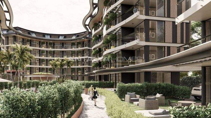 Sea and City View Apartments in Alanya Oba