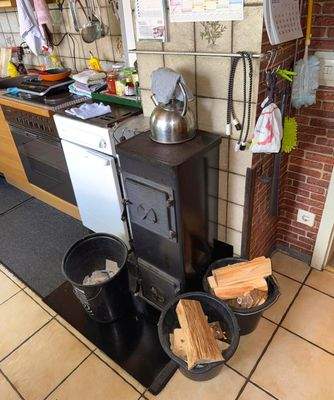 EG_Küche mit Kaminofen