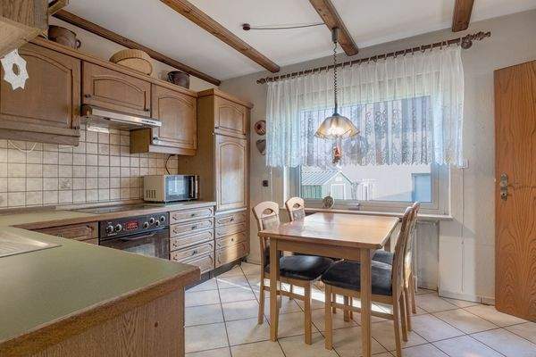 große, rustikale Wohnküche