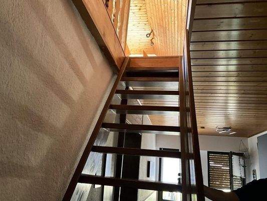 Treppe zum Dachboden