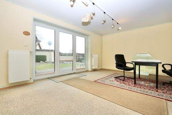 mit geräumigem Wohnbereich 