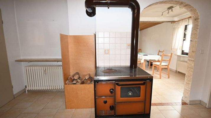...mit Holzofenanschluss