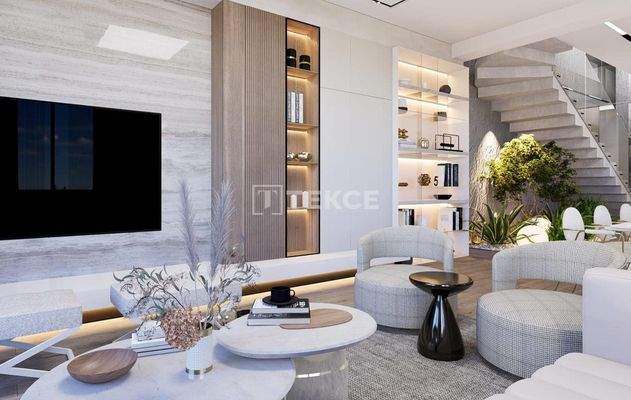 Houses in Complex Close to Forest in Antalya Duzlercami