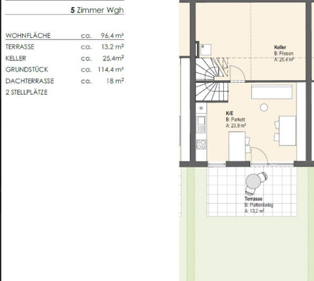 Reihenhaus  Lieboch Dachterrasse Untergeschoss.PNG