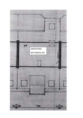 Grundriss Spitzboden