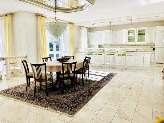 heller, repräsentativer Essbereich mit viel Platz für Sie und Ihren Gästen