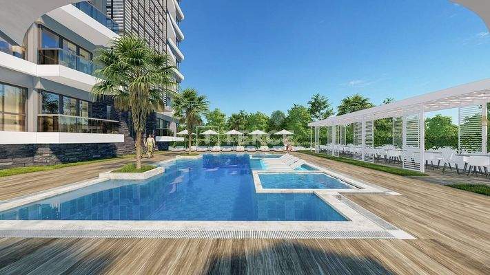 Stylish Apartments in a City View Project in Mahmutlar Alanya