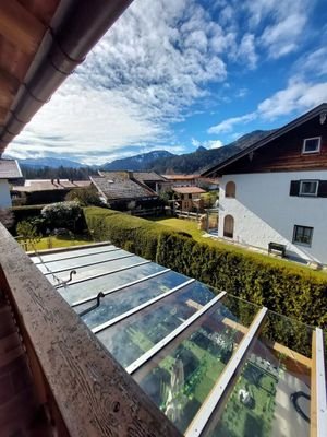 Weitblick vom Balkon aus 