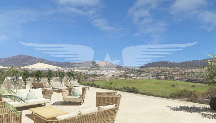 Visualisierte Dachterrasse