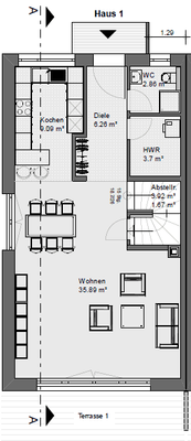 Grundriss Erdgeschoss