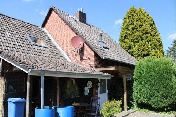 Ansicht seitlich Gebäude