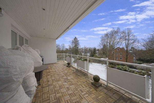 Balkon mit Südausrichtung