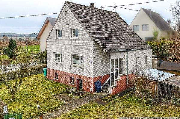 überdachter Hauseingang