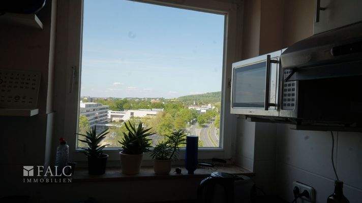 Blick aus dem Küchenfenster