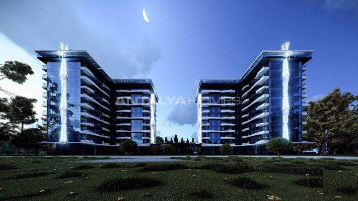 Luxury Apartments in a Complex with Hotel Amenities in Alanya