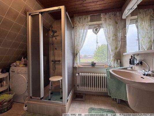 Badezimmer im Dachgeschoss