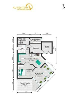 Grundriss 2. Obergeschoss