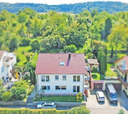 Drohnenbild Hausansicht