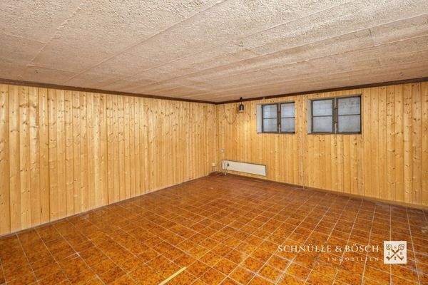 Ein Party- oder Hobbyraum für Ihre ganz eigenen Ideen