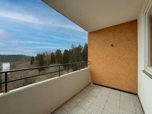 großzügiger Balkon