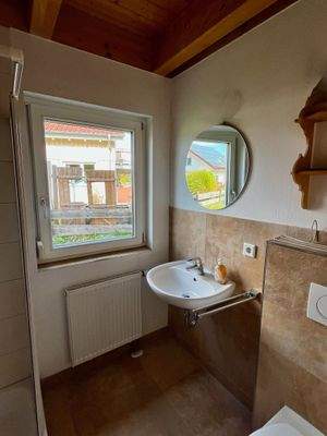 Das Gäste WC mit Dusche 