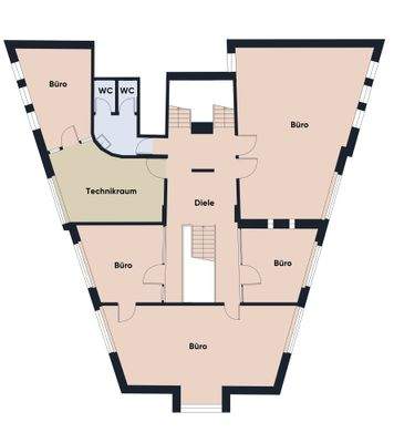 Grundriss ohne Maßstab / 1.OG 