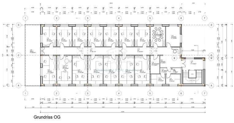 Grundrissidee Obergeschoss