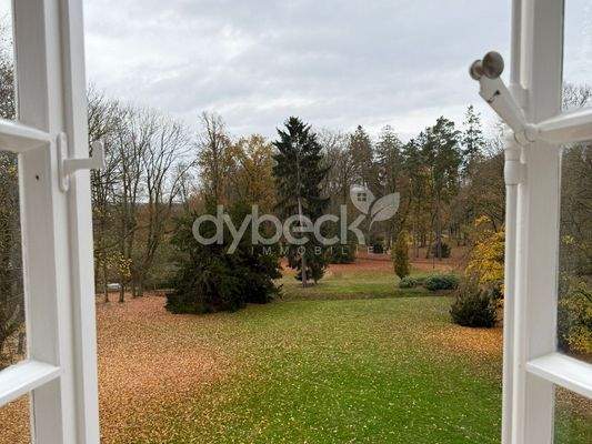 Ausblick in den Schlossgarten