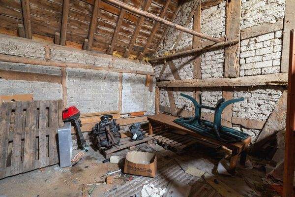 Blick in die Scheune