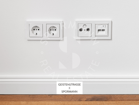 Detail Schalter und Steckdosen