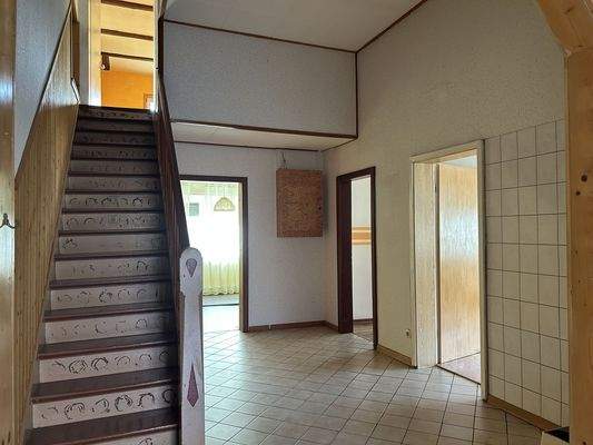 Die Diele mit der Treppe