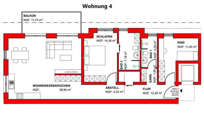 Wohnung 4