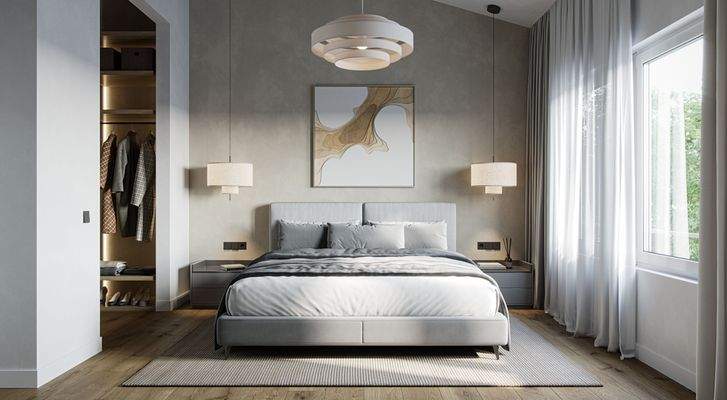 Einrichtungsbeispiel Schlafzimmer