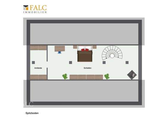 Spitzboden (Maisonette)