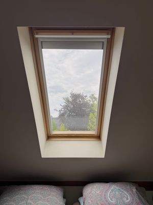 Der Himmel über dem Bett