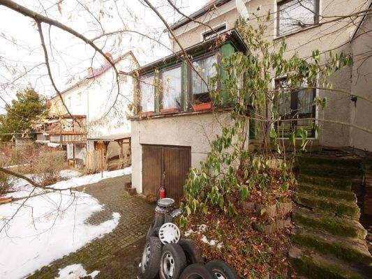  Treppchen zur Terrasse - Küchenzugang