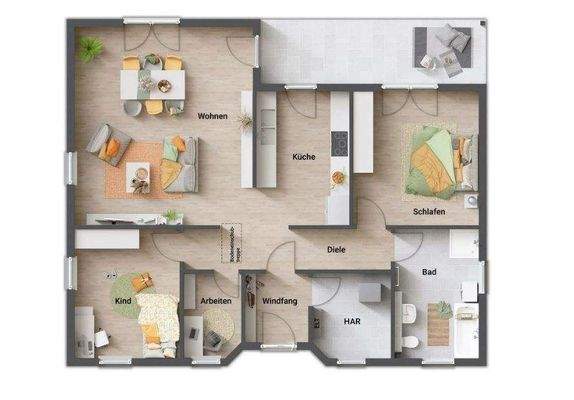 Individuelle Grundrissgestaltung